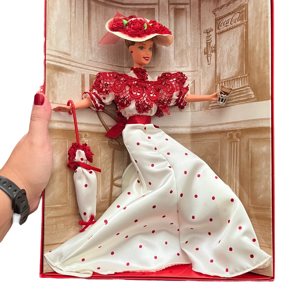 Vintage Mattel Barbie Soda Fountain Sweetheart Coca Cola Doll - Picture 3 of 7